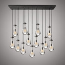 Loft 13-light Chandelier C88813-L-BK