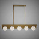 Sahara 40-in Linear Chandelier CH1855-5AB