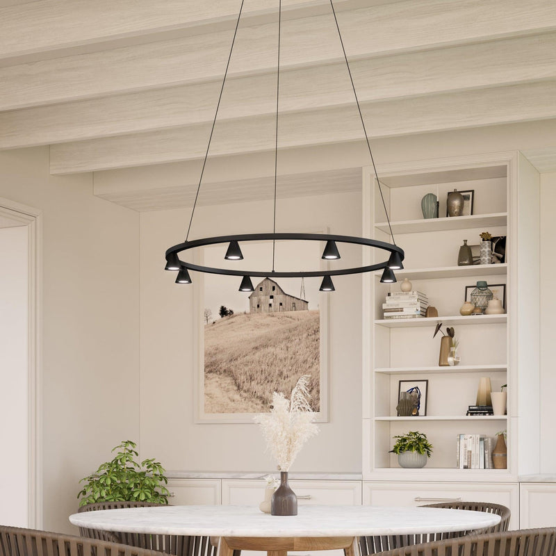 Dune LED Large Pendant - CH19933-BK