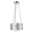 Ciel 10-in Chrome/Opal Glass Socket Chandelier - CH59810-CH/OP