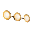 Cleo 23-in Brushed Gold/Opal Glass LED Vanity Light - VL77923-BG/OP