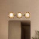 Cleo 23-in Brushed Gold/Opal Glass LED Vanity Light - VL77923-BG/OP