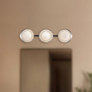 Cleo 23-in Chrome/Opal Glass LED Vanity Light - VL77923-CH/OP