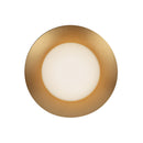 Cleo 9-in Brushed Gold/Opal Glass LED Wall Sconce - WS77909-BG/OP