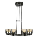 Colette 27-in Urban Bronze/Alabaster LED Chandelier - CH362627UBAR-UNV