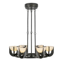 Colette 27-in Urban Bronze/Alabaster LED Chandelier - CH362627UBAR-UNV