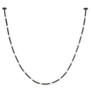 Corda 17-ft Black/Opal Glass LED Pendant - PD39317-BK/OP-UNV-010-RT