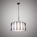 Clarity 24-in Chandelier CP8824-BK-WH