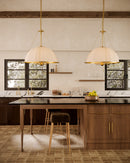 Crosby 33-in Brushed Gold Socket Chandelier - CH661433BG