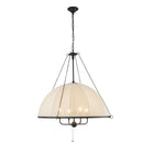 Crosby 33-in Matte Black Socket Chandelier - CH661433MB