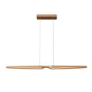 Dakota 42-in Beech Wood LED Linear Pendant - LP21647-BW-UNV