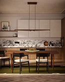 Dakota 42-in Walnut LED Linear Pendant - LP21647-WT-UNV