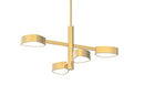 Northern Marches 4 Light LED Chandelier - DVP45424BR-OP