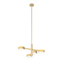 Northern Marches 4 Light LED Chandelier - DVP45424BR-OP