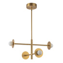 Elixir 22-in Brushed Gold LED Chandelier - CH15504-BG-UNV