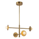 Elixir 22-in Brushed Gold LED Chandelier - CH15504-BG-UNV