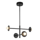 Elixir 22-in Black LED Chandelier - CH15504-BK-UNV