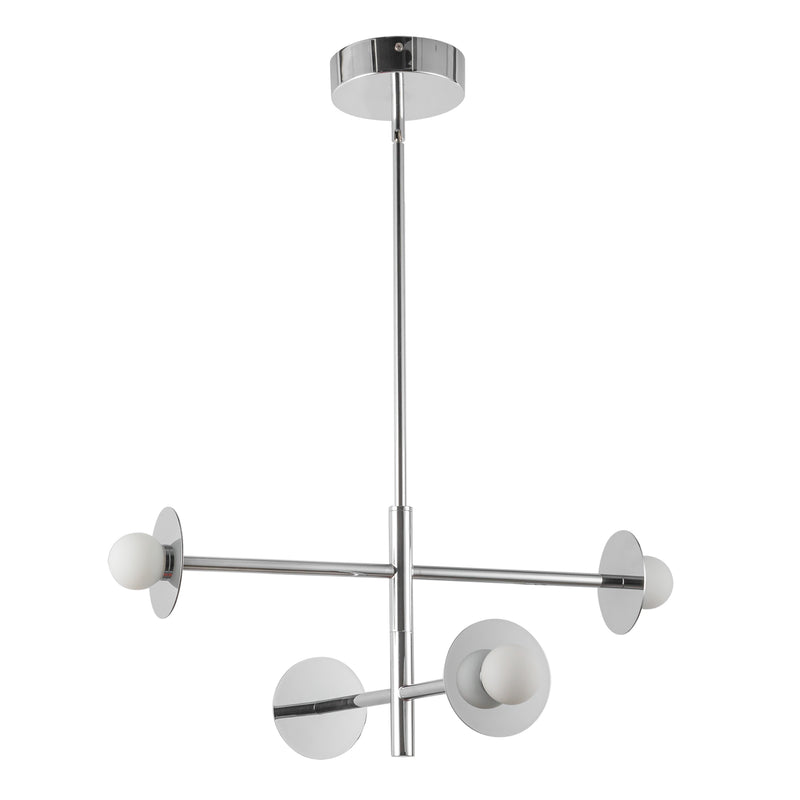 Elixir 22-in Chrome LED Chandelier - CH15504-CH-UNV