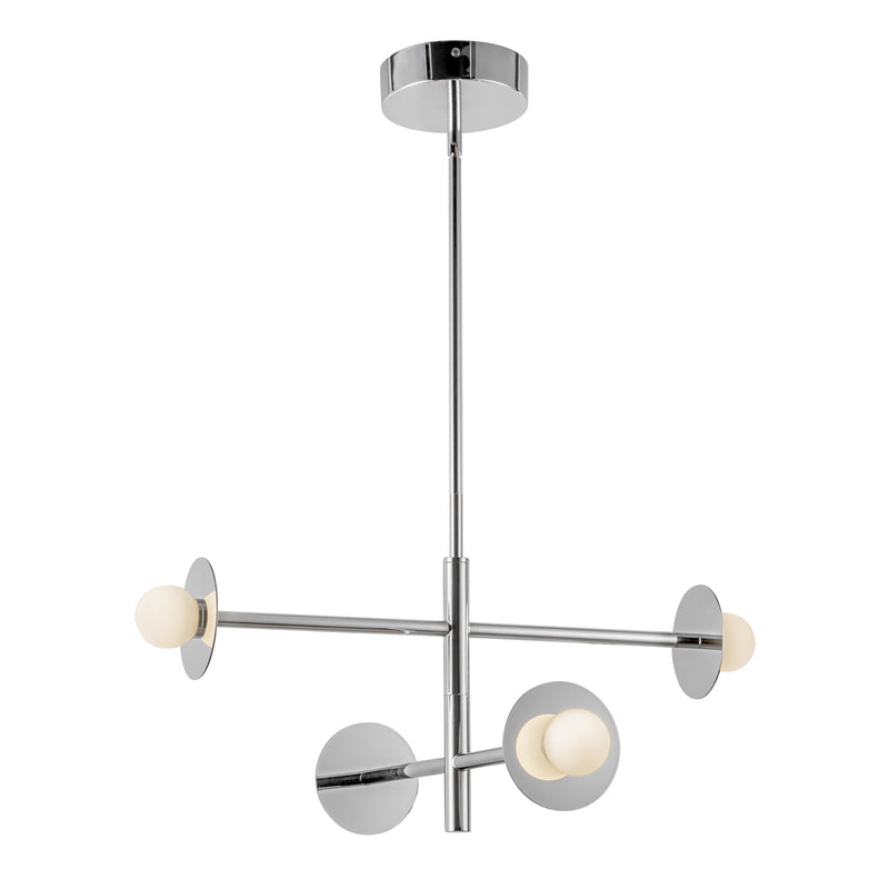 Elixir 22-in Chrome LED Chandelier - CH15504-CH-UNV