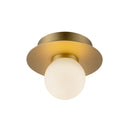 Elixir 6-in Brushed Gold LED Flush Mount - FM15506-BG-UNV