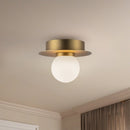 Elixir 6-in Brushed Gold LED Flush Mount - FM15506-BG-UNV