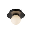 Elixir 6-in Black LED Flush Mount - FM15506-BK-UNV