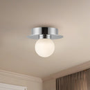 Elixir 6-in Chrome LED Flush Mount - FM15506-CH-UNV