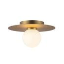 Elixir 10-in Brushed Gold LED Flush Mount - FM15510-BG-UNV