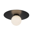 Elixir 10-in Black LED Flush Mount - FM15510-BK-UNV