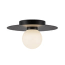 Elixir 10-in Black LED Flush Mount - FM15510-BK-UNV