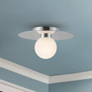 Elixir 10-in Chrome LED Flush Mount - FM15510-CH-UNV
