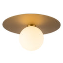 Elixir 14-in Brushed Gold LED Flush Mount - FM15514-BG-UNV