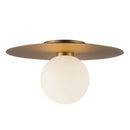 Elixir 14-in Brushed Gold LED Flush Mount - FM15514-BG-UNV