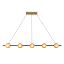Elixir 48-in Brushed Gold LED Linear Pendant - LP15548-BG-UNV