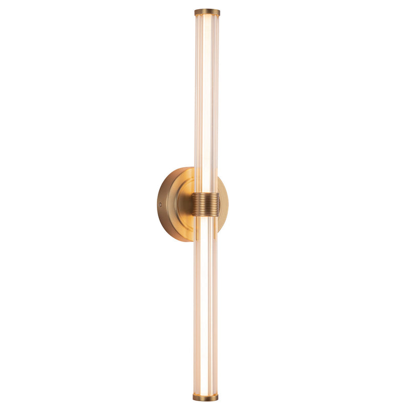 Elsie 24-in Brushed Gold LED Wall/Vanity Light - WV509024BG-UNV