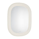 Float 37-in White LED Vanity Mirror - VM13837-WH-5CCT