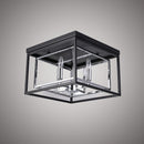 15-in Flush Mount FM1077-4CH/BK