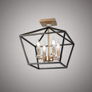 Vita 13-in Flush Mount FM1103-4AB/BK
