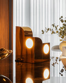 Gypsum 9-in Polished Brass LED Table Lamp - TL82412-PB