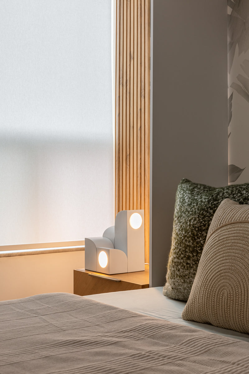 Gypsum 9-in White LED Table Lamp - TL82412-WH