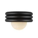 Harvey 12-in Matte Black Socket Semi-Flush Mount - SF426012MB