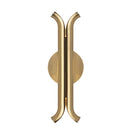Husk 14-in Metallic Brass LED Wall Sconce - WS89714-MRB