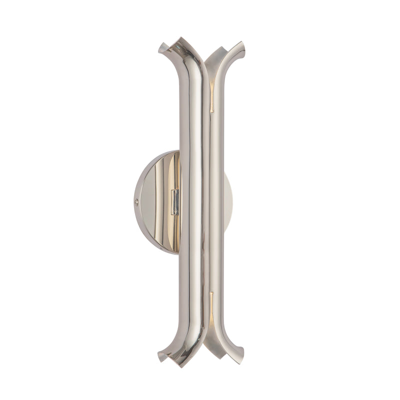 Husk 14-in Polished Nickel LED Wall Sconce - WS89714-PN