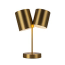 Keiko 14-in Brushed Gold 2 Lights Table Lamp - TL58814-BG