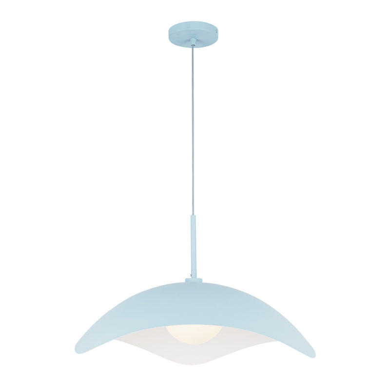 Kirby 22-in Cerulean Socket Pendant - PD55922-CER
