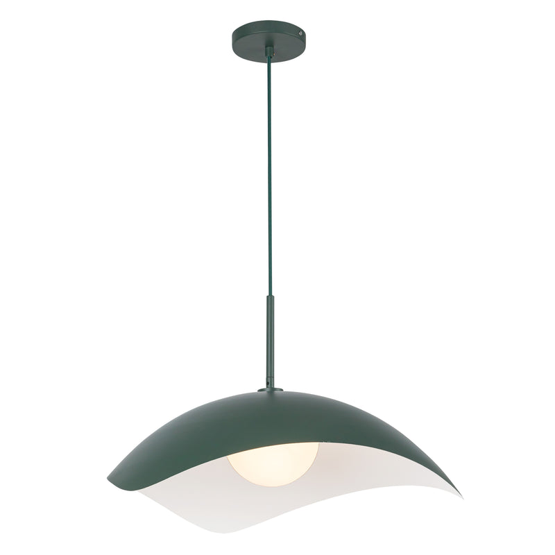 Kirby 22-in Pine Green Socket Pendant - PD55922-PGN