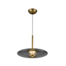 Kyoto 17-in Vintage Brass/Smoked Glass LED Pendant - PD37018-VB/SM-3WCCT-UNV