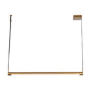 Laurence 41-in Vintage Brass LED Linear Pendant - LP46841-VB-UNV