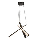 Lex 27-in Urban Bronze LED Chandelier - CH68127-UB-UNV