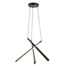 Lex 27-in Urban Bronze LED Chandelier - CH68127-UB-UNV